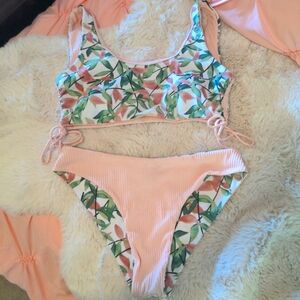 Floral Reversible Bikini Set